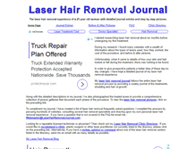 Tablet Screenshot of laserhairremovaljournal.com